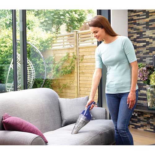 Buy now BLACK+DECKER DUSTBUSTER QuickClean Cordless Handheld Vacuum, Home and Car Vacuum with Charger (HNVC115J22) at indiglob india