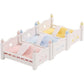 Calico Critters Triple Baby Bunk Beds - Dollhouse Furniture Set for Ages 3+