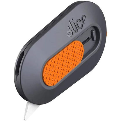 Slice Mini Box Cutter, Manual Retracting, Safe Ceramic Box Cutter Lasting 11x Longer than Metal, Keychain Box Opener, 1 Pack