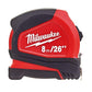Buy now Milwaukee 4932459596 8m/26ft Pro Compact Tape Measure, Red at indiglob india