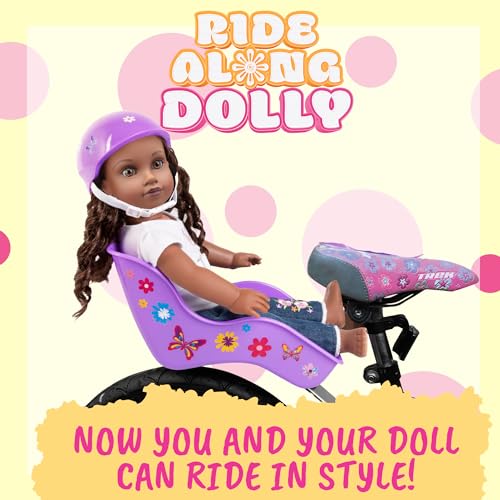 Buy now Ride Along Dolly Doll Bicycle Seat Bike Seat (Purple) with Decorate Yourself Decals (Fits Standard Sized Dolls and Stuffed Animals) - Purple at indiglob india