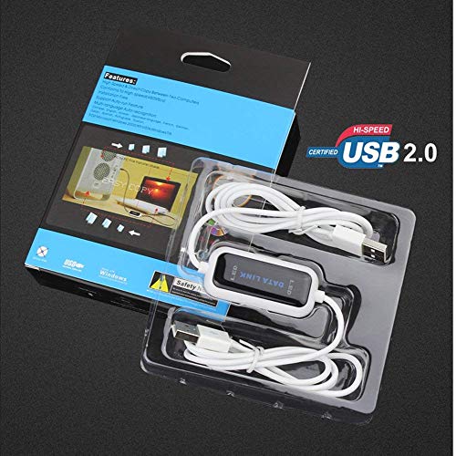 Buy now Unifire High Speed USB Pc to Pc Online Share Sync Link Net Direct Data File Transfer Bridge LED Cable Easy Copy Between 2 Computer at indiglob india