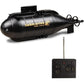 YEIBOBO ! 6 Channels Mini RC Submarine Toy (Black)