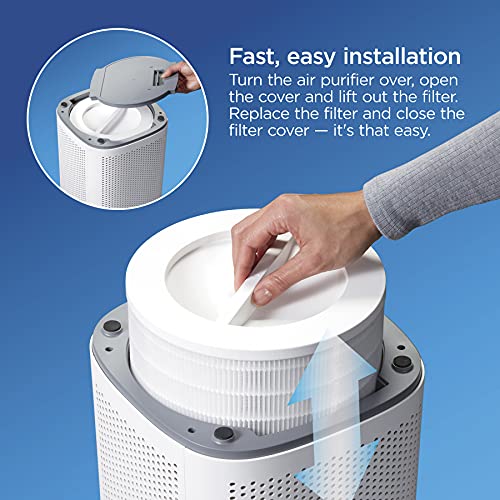 Buy now Clorox Large Room Air Purifier True HEPA Replacement Filter, 1,500 Sq. Ft. Capacity, Removes 99.97% of Allergens up to 0.1 Micron, Compatible with 11010 & 11011, 1 Count (12010) at indiglob india