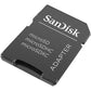 SanDisk 128GB Extreme microSDXC UHS-I Memory Card with Adapter - Up to 160MB/s, C10, U3, V30, 4K, A2, Micro SD - SDSQXA1-128G-GN6MA