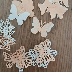 Butterflies Metal Cutting Die Cuts, DIY Crafts Template Frame Paper Cards Cutting Dies Cut Stencils for DIY Embossing Card Making Book Tags Decorative Paper Dies Scrapbooking - My Store
