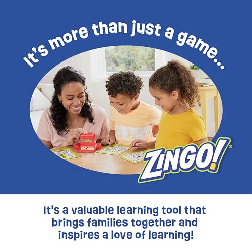 Buy now ThinkFun Zingo Bingo Award Winning Preschool Game for Pre-Readers and Early Readers Age 4 and Up - One of the Most Popular Board Games for Boys and Girls and their Parents (97700) at indiglob india
