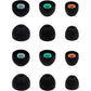 ALXCD Eartips Compatible with Sony WF-1000XM4 WF-1000XM5 Earbuds, S/M/L 3 Pairs Soft Silicone Ear Tips Earbuds Tips, Compatible with Sony WF-1000XM5 WF-1000XM4 Silicon Tips XM4 3 Pairs, SML, Black
