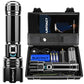 Buy now Flashlights High Lumens Rechargeable - 20000LM 30W Super Bright LED Flash Light | 5000ft Beam & 12H Long Lasting USB High Powered Handheld Police Flashlight for Home/Camping/Hiking/Emergency at indiglob india