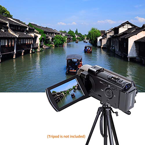 Buy now Video Camera Camcorder Digital Camera Recorder Full HD 1080P 15FPS 24MP 3.0 Inch 270 Degree Rotation LCD 16X Zoom Camcorder with 2 Batteries(604s) at indiglob india