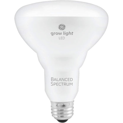 GE Grow Light LED Indoor Flood Light Bulb, Balanced Light Spectrum for Seeds and Greens, 9 Watts, Medium Base (Pack of 1)