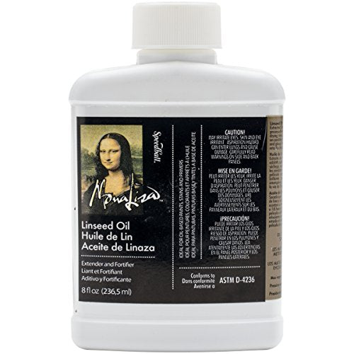 Buy now Speedball 8-Ounce Mona Lisa Linseed Oil, Clear (170008) at indiglob india