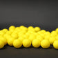100 Rival Balls Fits for Nerf Rival Guns, 0.87in Yellow Round Ball Bullets with Bucket, Compatible with Nerf Rival Blasters