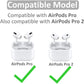 3 Pairs Compatible with AirPods Pro Ear Tips - Small Size Replacement Silicone Rubber Eartips - White