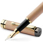 Wordsworth & Black Fountain Pen Set, Luxury Bamboo Wood - Medium Nib, Gift Case; Includes 6 Ink Cartridges, Ink Refill Converter -Journaling, Calligraphy; Drawing, Smooth Writing [Rosewood]