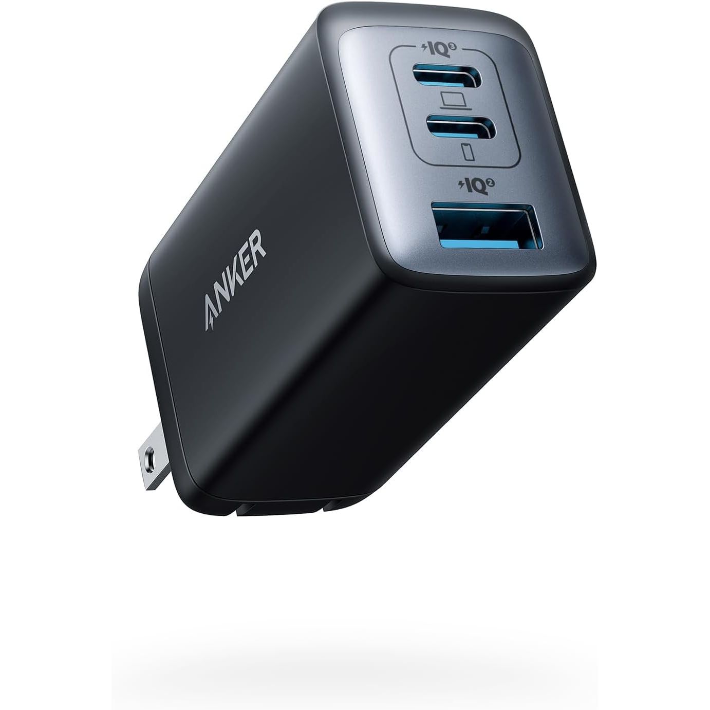Buy now Anker USB C Charger(Nano II 65W), PPS 3-Port Fast Compact Foldable Wall Charger for MacBook Pro/Air, iPad Pro, Galaxy S20, Dell XPS 13, Note 20/10+, iPhone 17/17 Pro, Steam Deck, and More at indiglob india