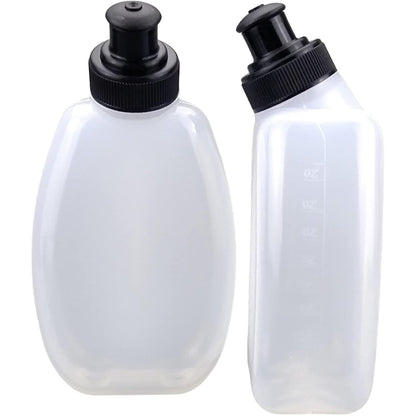 2x10oz BPA-Free Water Bottles for the Running Hydration Belt, Fuel Belts Replacement Bottle Set for Marathon Walking Hiking Cycling Trail Skiing（2 Pack）
