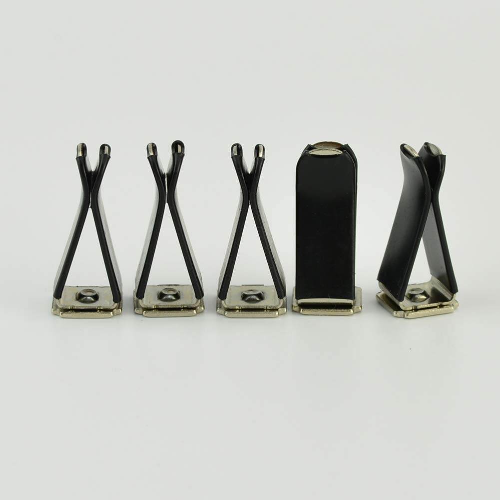 10 Pieces Square Head Car Air Vent Clip Car Vent Clip Auto Air Conditioner Car Outlet Clips, Black Clip - My Store