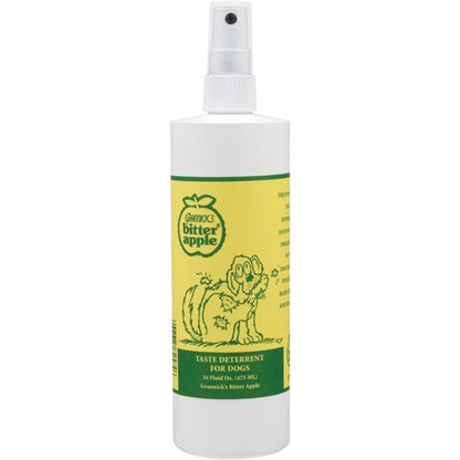 Grannick's Bitter Apple Taste Deterrent Spray Bottle for Dogs, 16 Ounces, Single