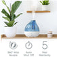 Pure Enrichment MistAire Ultrasonic Cool Mist Humidifier - Quiet Air Humidifier for Bedroom, Nursery, Office, & Indoor Plants - Lasts Up To 25 Hours