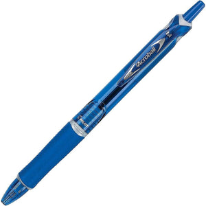PILOT Acroball Colors Advanced Ink Refillable & Retractable Ball Point Pens, Medium Point, Blue Ink, 12-Pack (31811)