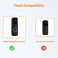 Blink Video Doorbell Mount by AutoSonic | Adjustable Design, Anti-Theft and Improve Viewing Angle | Blink Home Security Accessories | Black