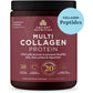 Ancient Nutrition Collagen Powder Protein with Probiotics, Unflavored Multi Collagen Protein with Vitamin C, 45 Servings, Hydrolyzed Collagen Peptides Supports Skin and Nails, Gut Health, 16oz