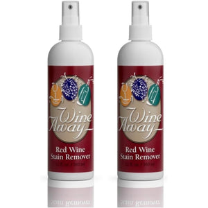 Wine Away Red Wine Stain Remover - Perfect Fabric Upholstery and Carpet Cleaner Spray Solution - Removes Wine Spots - Spray and Wash Laundry to Vanish Stain - Wine Out - 12 Ounce, 2 Pack