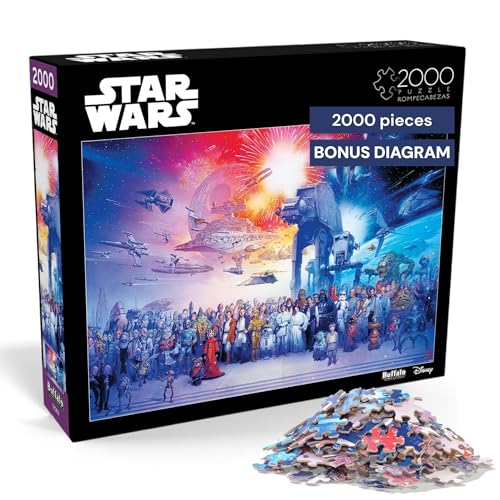 Buy now Buffalo Games - Star Warsƒ?› - You were The Chosen One - 2000 Piece Jigsaw Puzzle for Adults - Challenging Puzzle Perfect for Game Nights - Finished Size is 38.50 x 26.50 at indiglob india