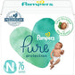 Pampers Pure Protection Baby Diapers, Size 5 (27+ lbs), 132 Count, Up to 100% Leakproof, Premium Plant-based Skin Protection, Hypoallergenic Soft Diapers
