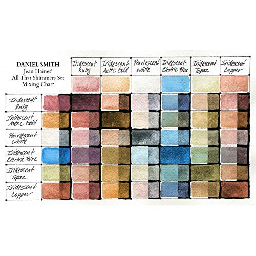 Buy now DANIEL SMITH Watercolor, 5ml tubes, Jean Haines All That Shimmers Set 6 Watercolor Tubes (total 6 pieces) 285610375, 0.17 Fl Oz (Pack of 6) at indiglob india