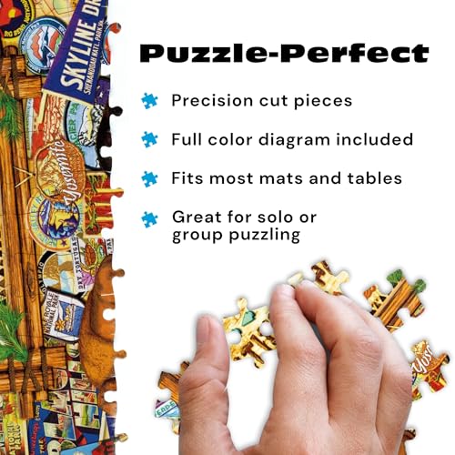 Buy now Buffalo Games Jigsaw Puzzle ƒ?? Our National Parks Collage by Kate Ward Thacker ƒ?? 2000-Piece Puzzle for Adults, Includes Poster, Made in USA at indiglob india