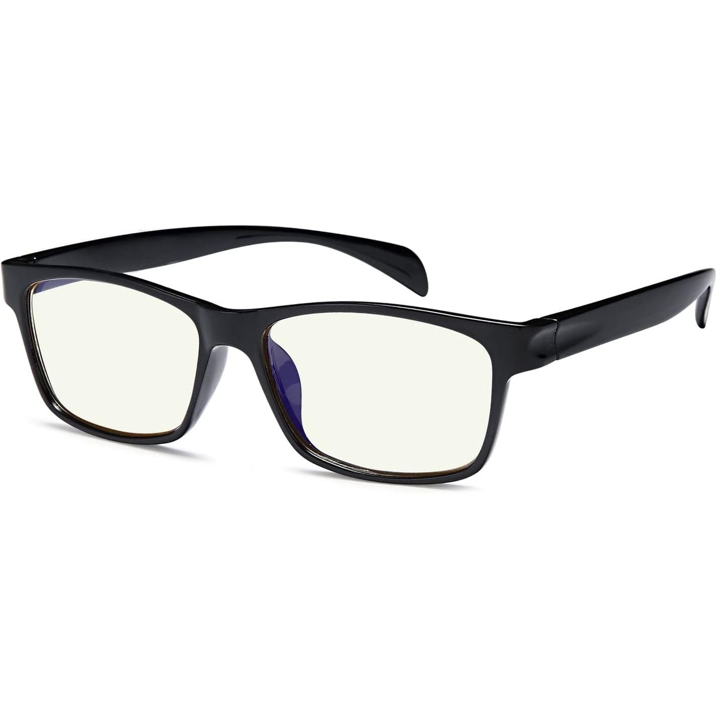 Gamma Ray Computer Blue Light Blocking Gaming Reading Glasses w/Amber Tint and Anti Glare UV Digital Eyestrain