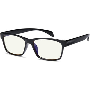 Gamma Ray Computer Blue Light Blocking Gaming Reading Glasses w/Amber Tint and Anti Glare UV Digital Eyestrain