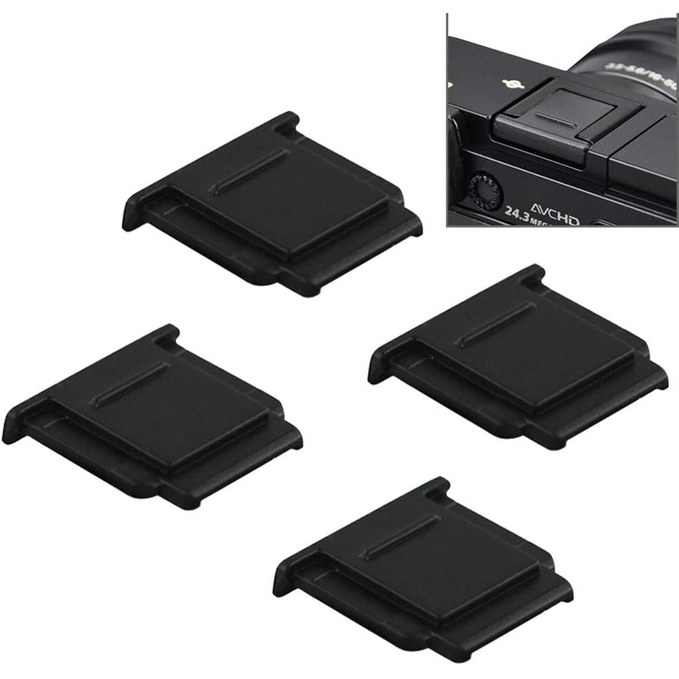4PCS Camera Hot Shoe Cover Protector Cap for Sony A1II A7CR A7CII A7R V A7 IV III A7S III II A7S A9III II A6700 A6600 A6500 A6400 A6300 ZV-E10 II ZV-1II ZV-E1 ZV-1F ZVE10 RX10 IV III Replace FA-SHC1M