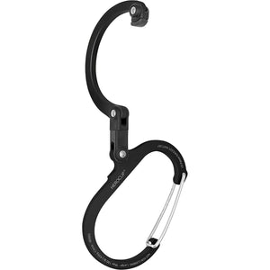 GEAR AID HEROCLIP (Large) Carabiner Gear Clip and Hook for Hanging Heavy Duty Items, Camping Backpacks, Suitcases, Kayaks, Bicycles and More