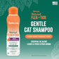 Buy now TropiClean Gentle Flea Shampoo for Cats, Flea and Tick Prevention for Cats, Powerful & Natural Defense, Made in USA, 12 oz. at indiglob india