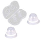 Nipplesuckers Silicone Nipple Corrector for Flat Inverted Nipples for Breastfeeding Mother or Women with Clear Case 1Pair