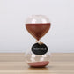 SWISSELITE Puff Sand Timer, Hourglass Sand Timers, Inspired Glass for Home, Desk, Office Decor
