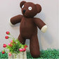 Teddy Bear Plush Figure Doll Toy Brown Stuffed Animal Teddy Bear Plushies Home Decor Gift for Kids 9”