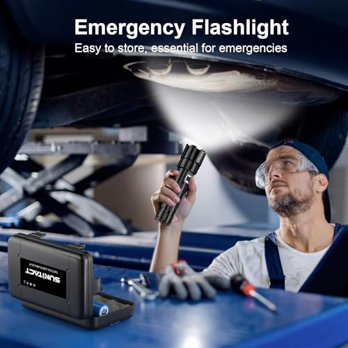 Buy now Flashlights High Lumens Rechargeable - 20000LM 30W Super Bright LED Flash Light | 5000ft Beam & 12H Long Lasting USB High Powered Handheld Police Flashlight for Home/Camping/Hiking/Emergency at indiglob india