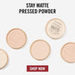 Rimmel London Stay Matte - 001 Transparent - Pressed Powder, Lightweight, High Coverage, Shine Control, 0.49oz