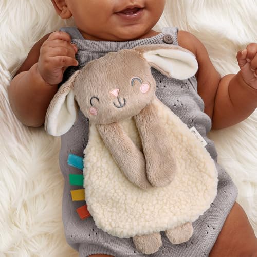 Buy now Itzy Ritzy Bunny Lovey & Crinkle Book Gift Set - Learn & Snuggle Gift Set Includes Soft Sherpa Bunny Lovey & Soft Book with Flap, Textures & Crinkle Sounds (Bunny) at indiglob india