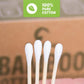 Bamboo Cotton Swabs 500 Count | Biodegradable & Organic Cotton Buds | Double Tipped Sticks | 100% Eco-Friendly & Natural | Perfect for Makeup & Nail Applications, Arts & Crafts, Removing Dust & Dirt…