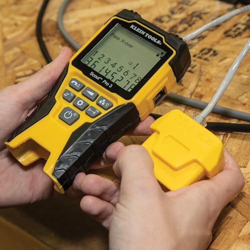 Buy now Klein Tools VDV501-853 Coaxial Cable Tester, Scout Pro 3 with Test-n-Map Remote, Includes Remotes #2 - #6, Tests Voice, Data and Video Cable at indiglob india