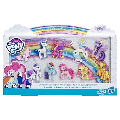 Buy now My Little Pony Toy Rainbow Equestria Favorites 10 Figure Collection, for Kids Ages 3 Years Old and Up (Amazon Exclusive) at indiglob india