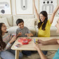 Buy now UNO Triple Play Card Game with Card-Holder Unit with Lights & Sounds & 112 Cards, Kid, Teen & Adult Game Night Gift Ages 7 Years & Older, HCC21 at indiglob india