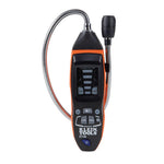 Buy now Klein Tools ET120 Gas Leak Detector, Combustible Gas Leak Tester with 18-Inch Gooseneck Has Range 50-10,000 ppm, Includes Pouch, Batteries at indiglob india