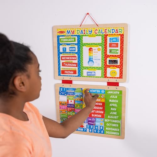 Buy now Melissa & Doug My First Daily Magnetic Calendar, Classroom Calendar for Kids Activities with Weather & Seasons, Preschool Toys for Girls & Boys Ages 4+ at indiglob india