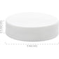 Cornucopia Brands Regular Mouth Plastic Mason Jar Lids, Unlined (24-Pack); Standard Size 70-450 White Plastic Caps for Mason Jars